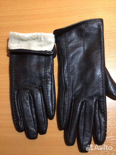 Перчатки женские кожаные 7 размер