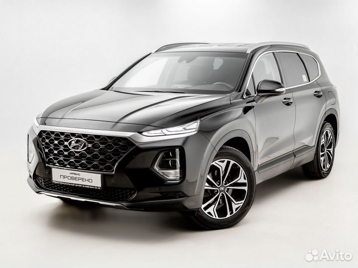 Hyundai Santa Fe 2.2 AT, 2018, 92 285 км