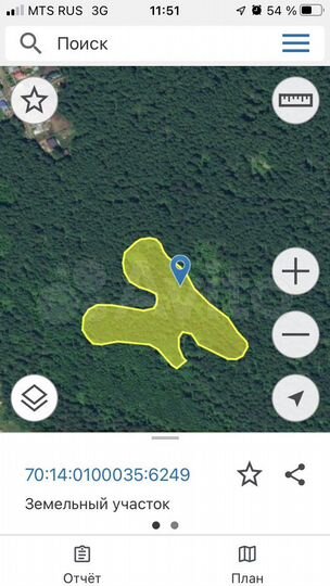 Участок 2,65 га (СНТ, ДНП)