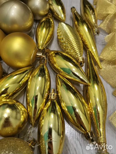 Набор ёлочных украшений игрушки на ёлку шары