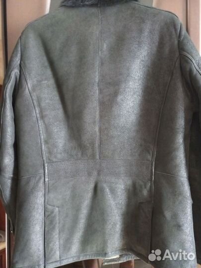 Дубленка натуральная мужская 48 50 размер