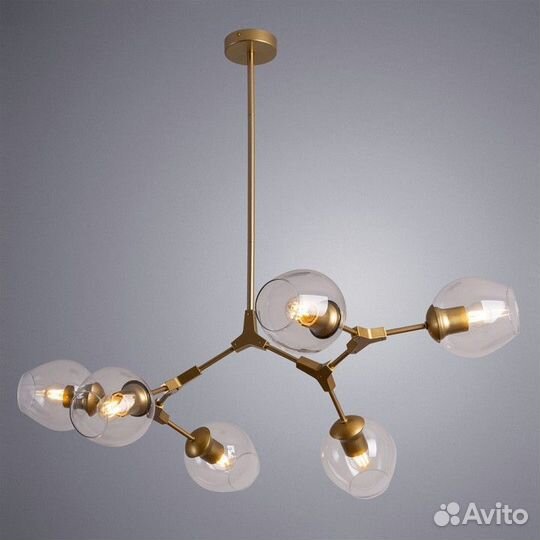 Подвесная люстра Arte Lamp Yuka A4103SP-6GO