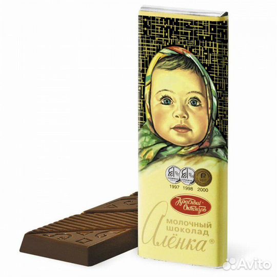 Шоколад Алёнка Молочный 20г Красный Октябрь
