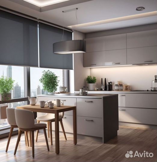 Рулонные шторы с электроприводом