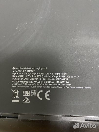 Беспроводная зарядка mophie 4 in 1