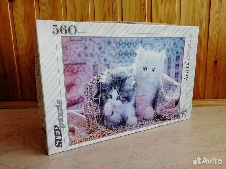 Большой пазл с кошками