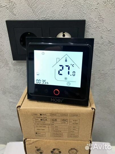 Умный терморегулятор для водяного пола WiFi