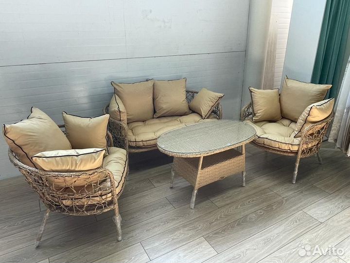 Плетеная мебель эко ротанг комплект крит lite