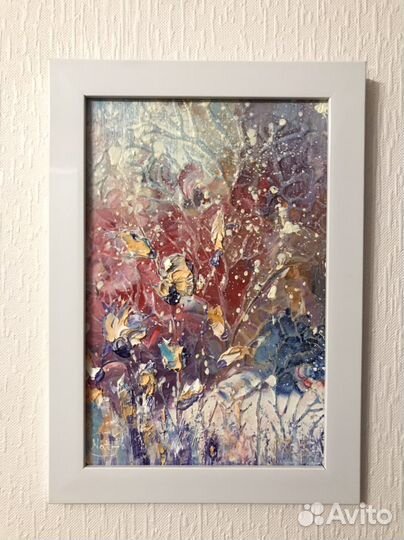 Живопись, Картина 30х20 (акрил, масло), абстракция