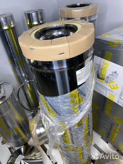 Сэндвич Труба Для Дымохода (aisi 430/0,8мм) д.115х