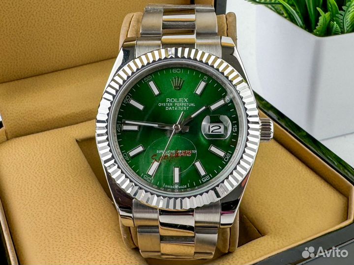 Мужские часы Rolex Datejust Oyster green