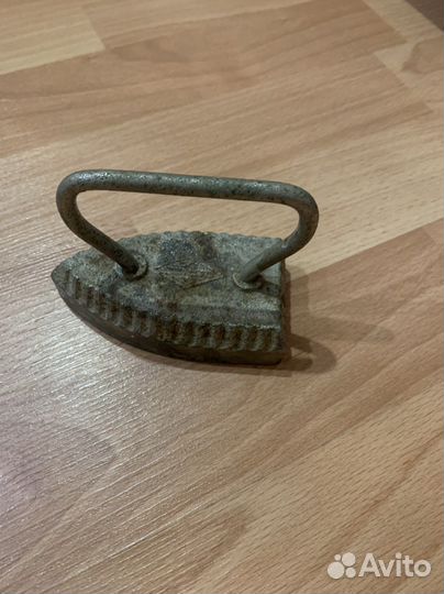 Утюг старинный нержавейка детский
