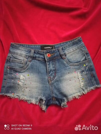 Джинсовые шорты для девочки