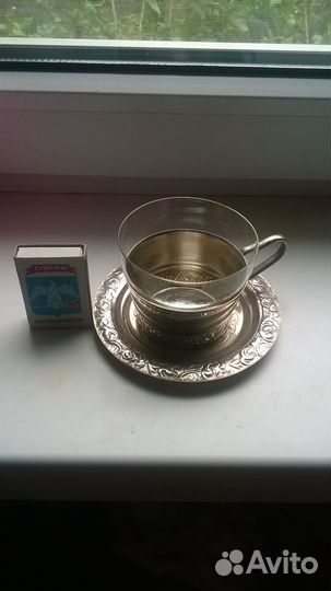 Кофейная пара СССР мельхиор