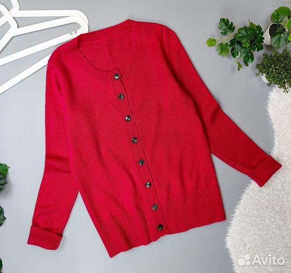 Кофта на пуговицах меринос кашемир Германия