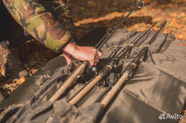 Чехол для удилищ Solar Undercover Camo 4 Rod 13ft