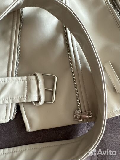 Кожаная куртка косуха женская