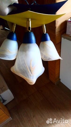 Люстра потолочная подвесная бу