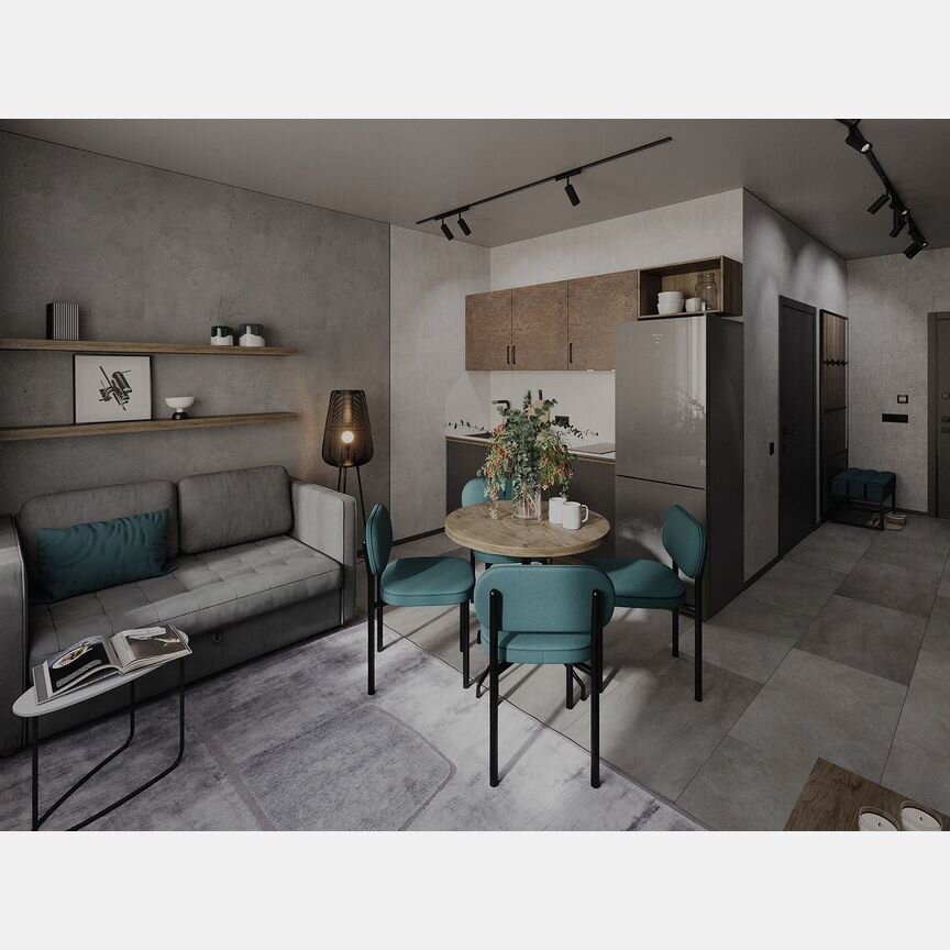Апартаменты-студия, 24,5 м², 3/13 эт.