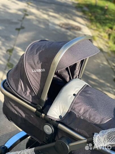 Коляска Luxmom 3в1 новая. Доставка