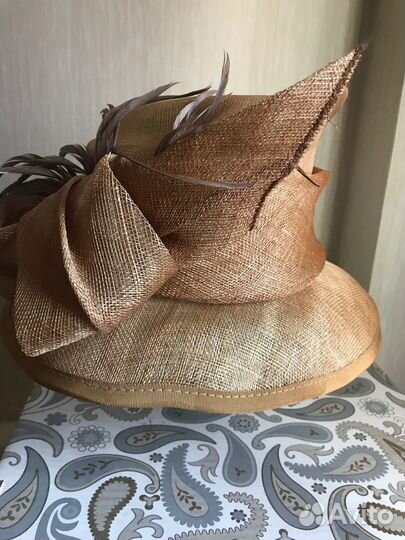 Шляпа женская соломенная