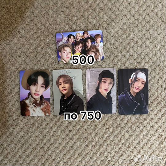 Карты Stray Kids dicon dfesta хенджина