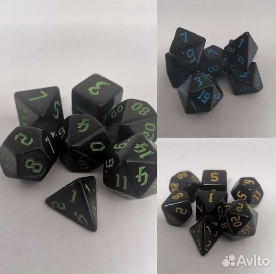 Набор дайсов (кубиков) для D&D