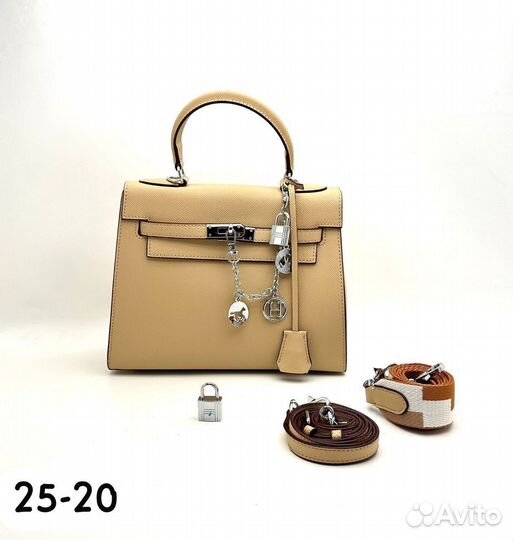 Сумка женская hermes kelly 25/20