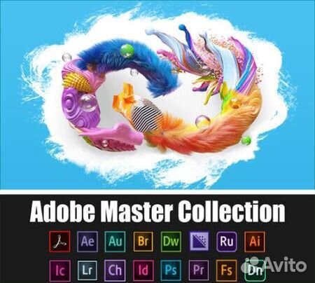 Adobe CC Полный пакет приложений 2024 бессрочно