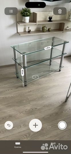 Стол стекляный под технику, телевизор, tv