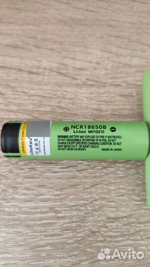 10 литий-ионных акб 18650 LiitoKala 3400 mAh