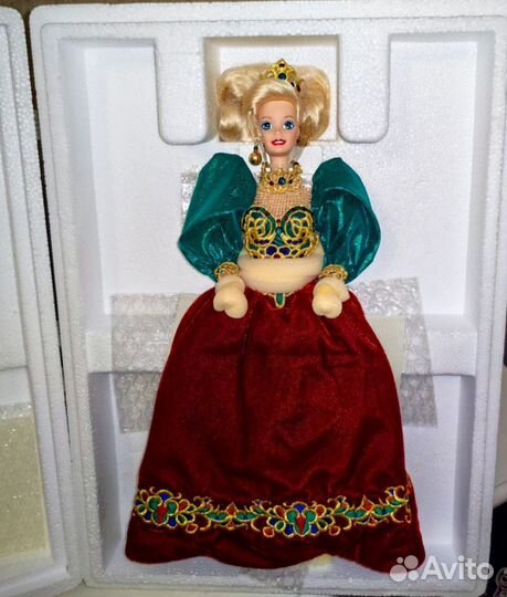 Barbie Holiday Jewel 1995 г.Фарфоровая
