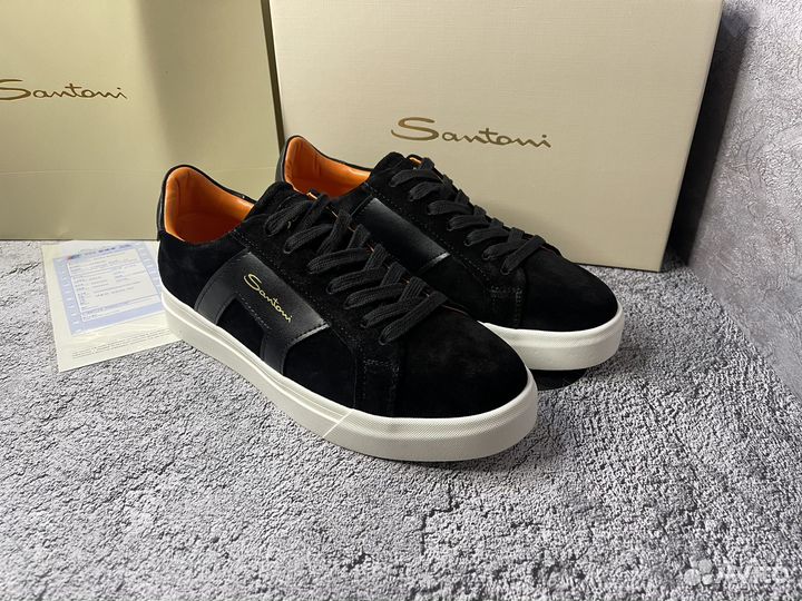 Santoni кеды мужские большие размеры