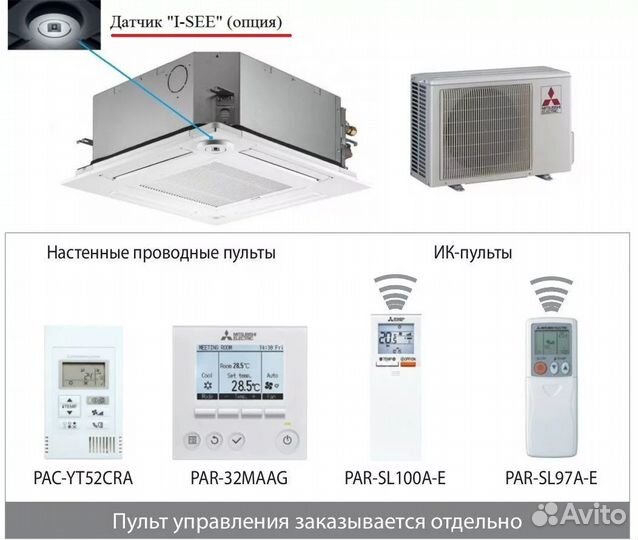 Mitsubishi Electric SLZ-M25FA / SUZ-KA25VA+панель