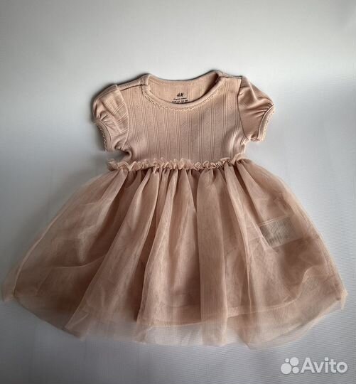 Платье боди для девочки H&M 62, 68, 74
