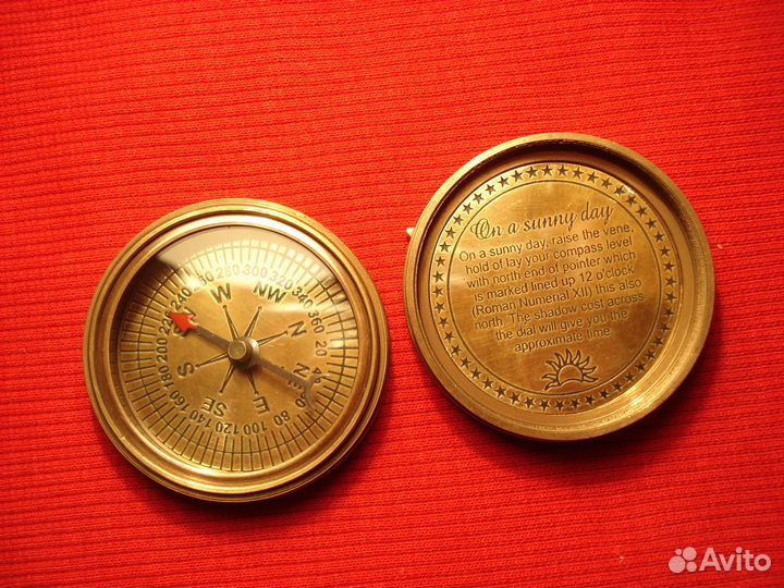 Компас 1862 Военный Корабельный Англия Лондон