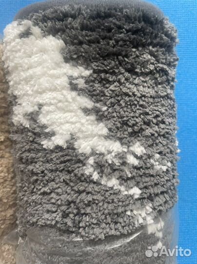 Коврик в ванную комнату gappo бежевый и серый