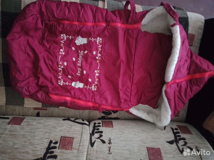 Зимний конверт в коляску