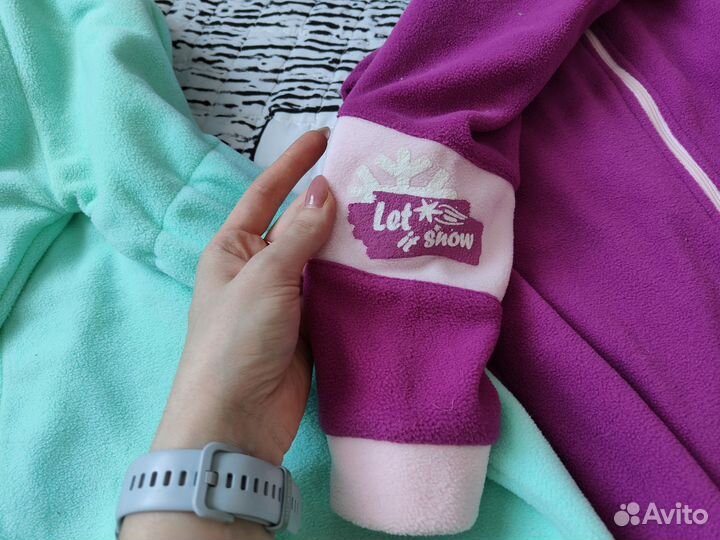 Флисовые комбинезоны для двойни