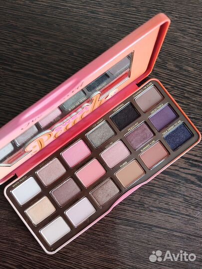 Too Faced Sweet Peach палетка теней