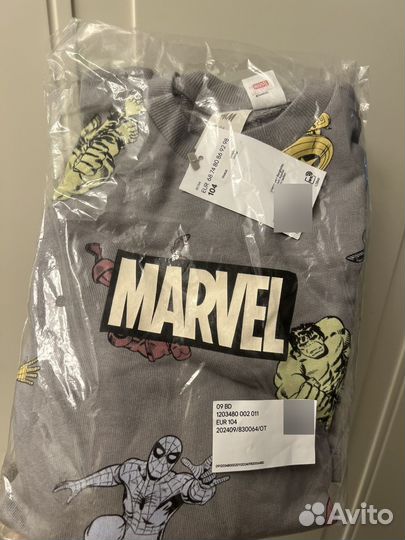 Костюм детский свитшот шорты H&M 98/104