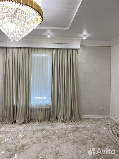 Комплект шторы и тюль на 2 окна