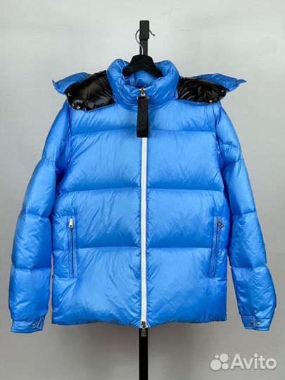 Down Jacket Moncler Blue