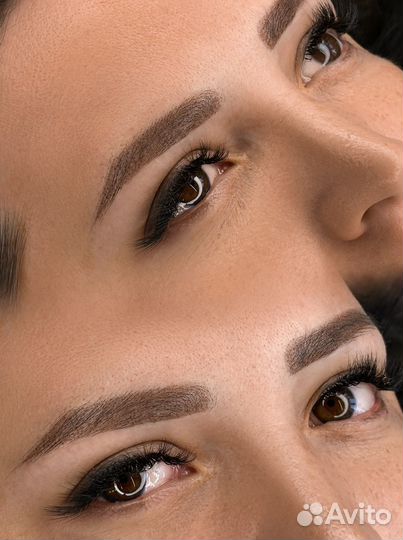 Перманентный макияж бровей и губ