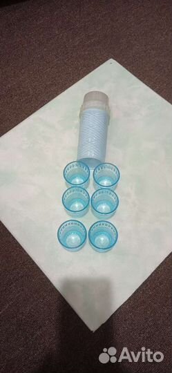 Набор рюмок в тубусе СССР