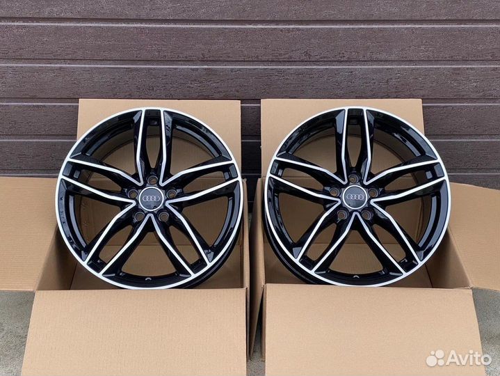 Диски R17 audi R line черные