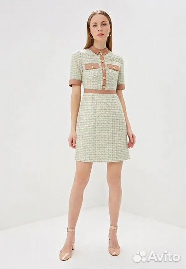 Твидовое платье