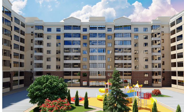 1-к. квартира, 54,6 м², 8/8 эт.