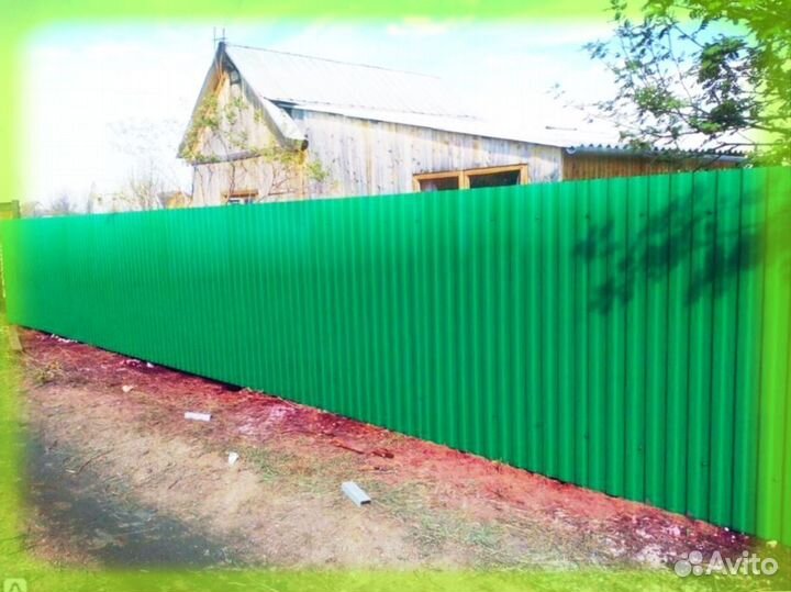 Забор из профнастила