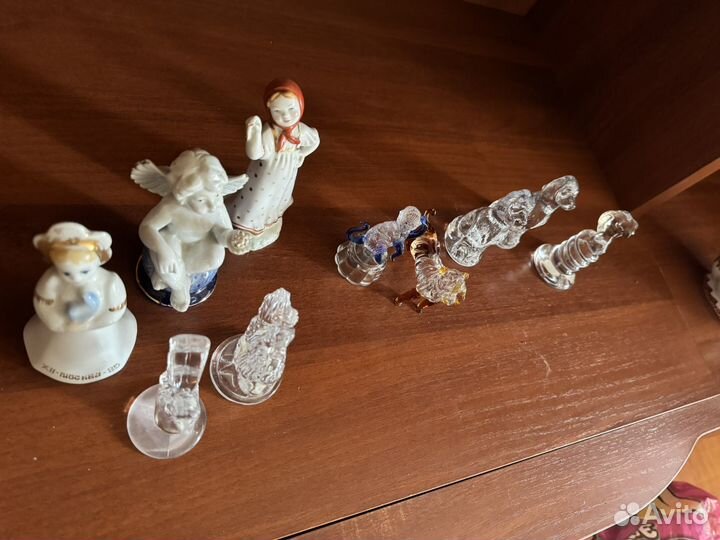 Хрустальные фигурки и статуэтки